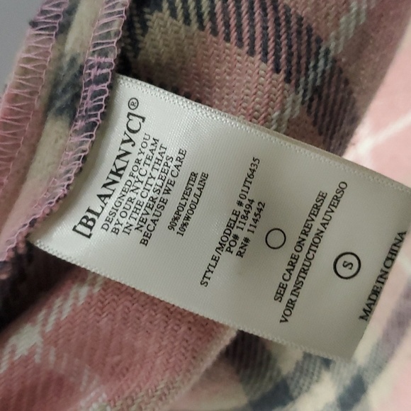 BLANKNYC Plaid Shirt Jacket Shacket Small - Picture 6 of 9